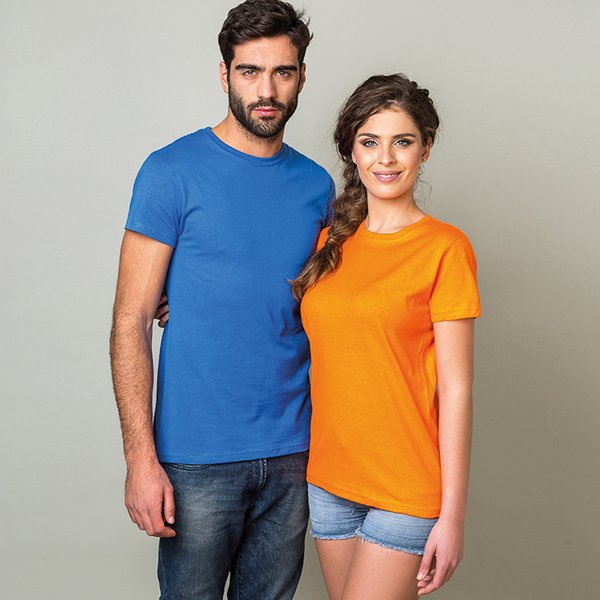 T-shirt unisex Bomber color Celeste